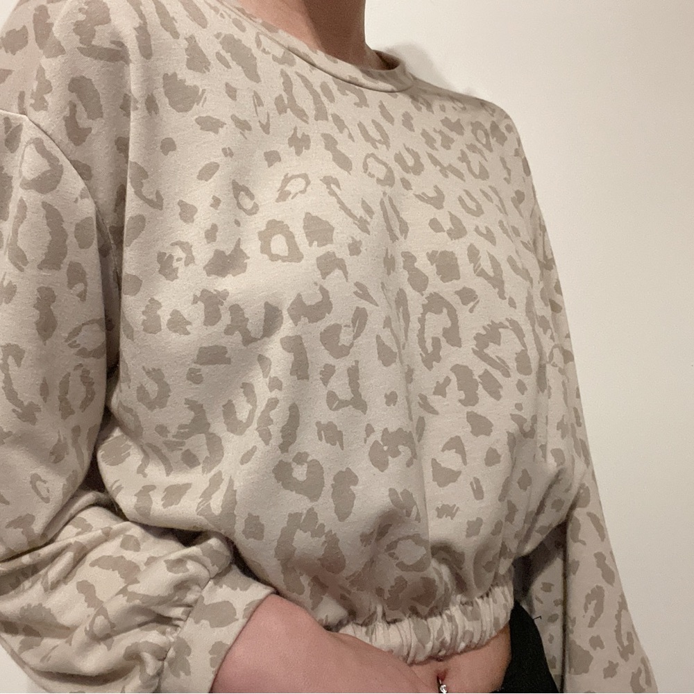 Cheetah Print Crop Top